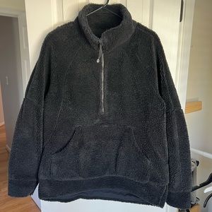 Lululemon Black Sherpa Pullover